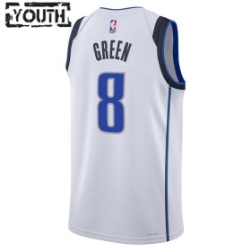 NBA Dallas Mavericks Trikot Josh Green 8 Nike 2022-23 Association Edition Weiß Swingman - Kinder